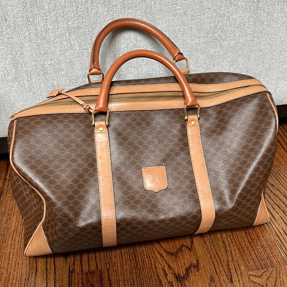 ❌SOLD❌ Celine Travel Tote Duffle Bag with Lock/Key Weekender - Picture 2 of 15